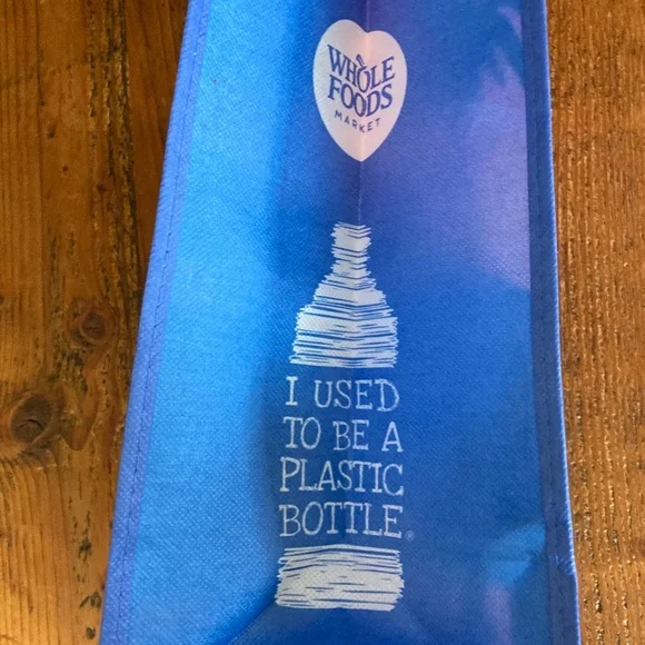 Los Angeles Reusable Tote Bag Recycled from Plastic Bottles Whole Foods - Picture 3 of 5